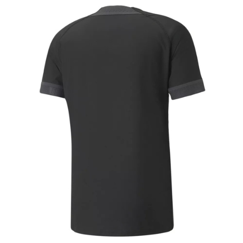 Classic Black Soccer Jersey with a Clean, Minimalist Design