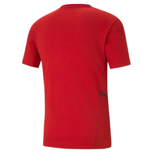Classic Red Soccer Jersey with a Clean, Minimalist Design